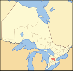 Map of Ontario WELLINGTON